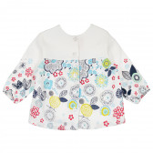 Μακρυμάνικη μπλούζα για κορίτσι, με φλοράλ σχέδια Chicco 235022 4