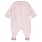Βελούδινο φορμάκι με κέντημα και απλικέ για μωρά, ροζ Chicco 235093 4