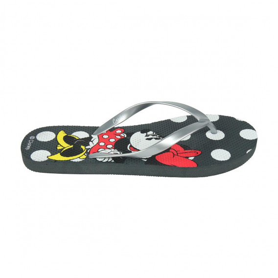 Σαγιονάρες Minnie Mouse, ασπρόμαυρες Minnie Mouse 235125 2