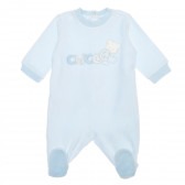 Βελούδινο φορμάκι με κέντημα και απλικέ για μωρά, μπλε Chicco 235220 