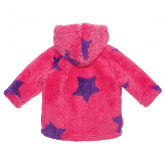 Βελούδινη μπλούζα με κουκούλα για κοριτσάκι, ροζ Chicco 235332 3