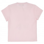 Βαμβακερό κοντομάνικο μπλουζάκι με έγχρωμα τυπωμένα σχέδια, για κορίτσι Armani 235618 4