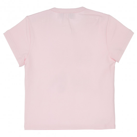 Βαμβακερό κοντομάνικο μπλουζάκι με έγχρωμα τυπωμένα σχέδια, για κορίτσι Armani 235618 4