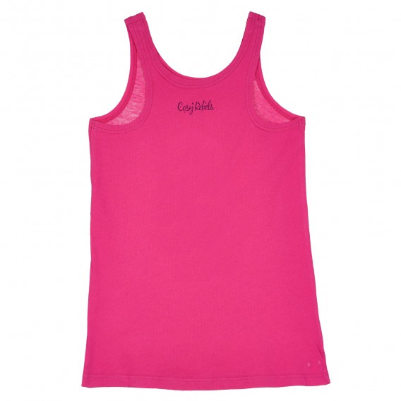 Γυναικεία μπλούζα με απλικέ, μοβ COSY REBELS 235628 4
