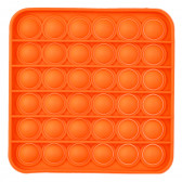 Παιχνίδι Anti-stress Pop It τετράγωνο, πορτοκαλί Zi 235704 