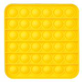 Παιχνίδι anti-stress Pop It τετράγωνο, κίτρινο Zi 235706 