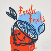 Βαμβακερό  t-shirt με επιγραφή και σχέδιο με φρούτα, για αγόρι KIABI 235710 2