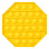 Παιχνίδι Anti-stress Pop It οκτάγωνο, κίτρινο Zi 235725 