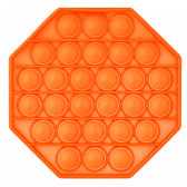 Παιχνίδι Anti-stress Pop It οκτάγωνο, πορτοκαλί Zi 235729 2