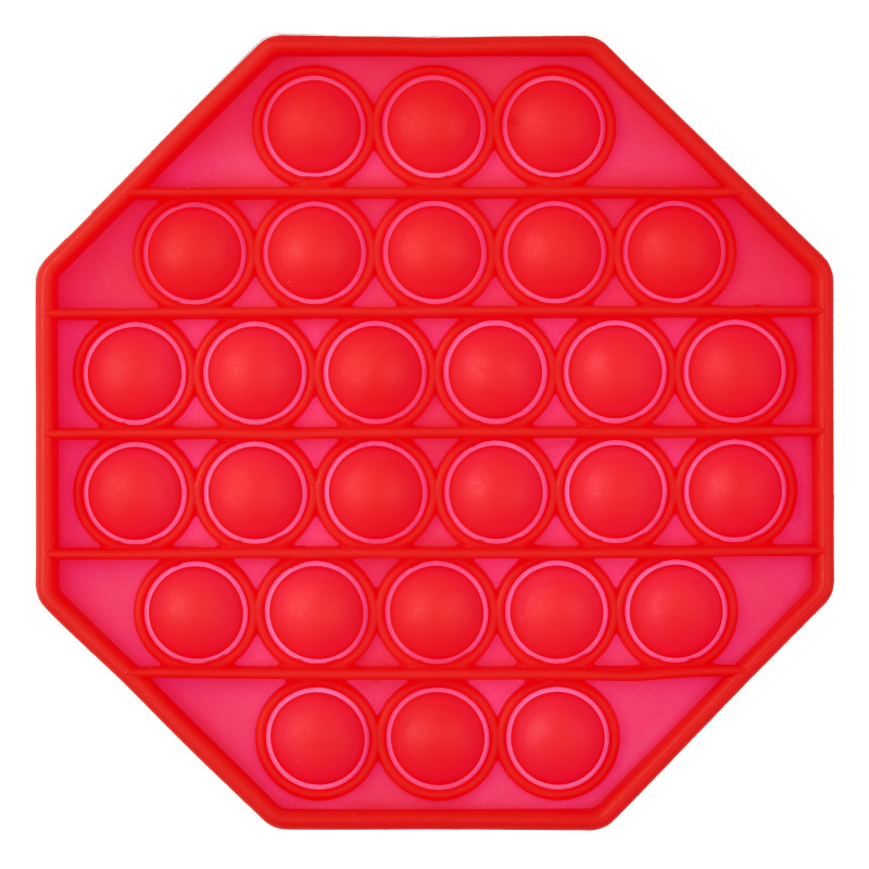 Παιχνίδι anti-stress Pop It οκτάγωνο, κόκκινο  235734