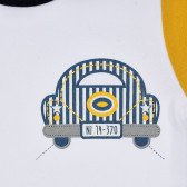 Κοντομάνικο βαμβακερό μπλουζάκι, με τυπωμένα αυτοκινητάκια NINI 235785 2