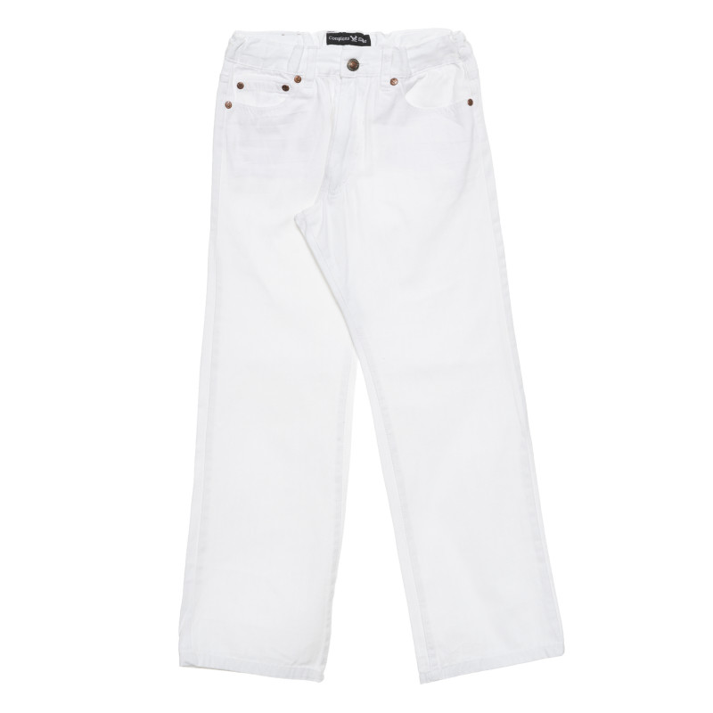 Λευκό τζιν παντελόνι για αγόρια  235792