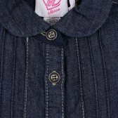 Βαμβακερό μακρυμάνικο πουκάμισο σε σκούρο μπλε χρώμα για αγόρια Chicco 235826 2