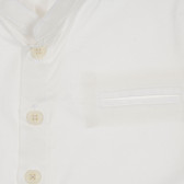 Βαμβακερό λευκό πουκάμισο με κουμπιά, για αγόρι Neck & Neck 235849 2