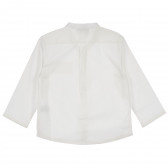 Βαμβακερό λευκό πουκάμισο με κουμπιά, για αγόρι Neck & Neck 235851 4