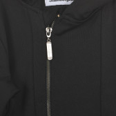 Βαμβακερό φούτερ για αγόρι, σε μαύρο χρώμα με διακοσμητική ραφή Lamborghini 235946 3