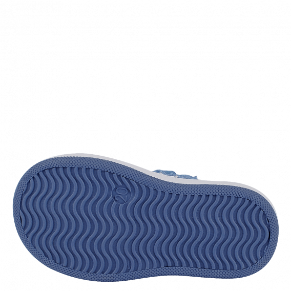 Αθλητικά πάνινα παπούτσια με ραφτό αεροπλάνο, γαλάζια Колев и Колев 236043 5
