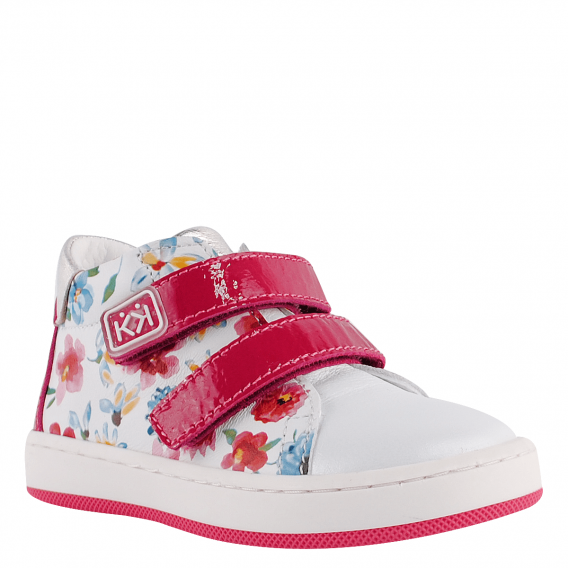 Αθλητικά παπούτσια με floral τύπωμα, λευκά Колев и Колев 236064 