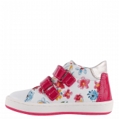 Αθλητικά παπούτσια με floral τύπωμα, λευκά Колев и Колев 236065 2