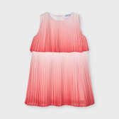 Πτυχωτό φόρεμα, ροζ Mayoral 236215 