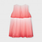 Πτυχωτό φόρεμα, ροζ Mayoral 236216 2