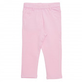 Βαμβακερό παντελόνι ελαστικό για κορίτσια, ροζ Boboli 236240 