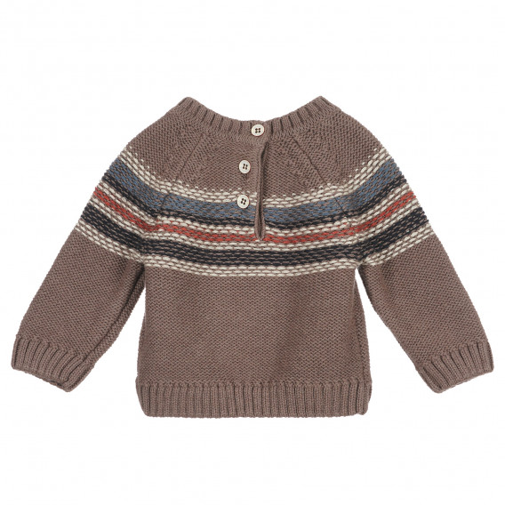 Μακρυμάνικο, βρεφικό πουλόβερ με μικρό απλικέ σχέδιο, για αγόρι Chicco 236246 4