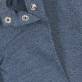 Μπλε βαμβακερή μακρυμάνικη μπλούζα με παιδικό τύπωμα για αγόρι Chicco 236265 3