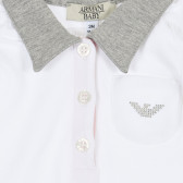 Βρεφική, βαμβακερή, κοντομάνικη μπλούζα Armani, για κορίτσι Armani 236340 2
