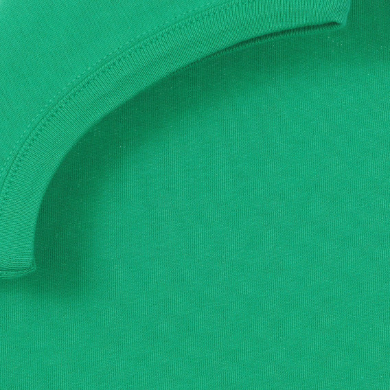 Βαμβακερή μπλούζα με γραφιστική στάμπα για μωρό, σε πράσινο χρώμα Benetton 236442 4