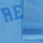Βαμβακερό μπλουζάκι με στάμπα για μωρό, σε μπλε χρώμα Benetton 236460 2
