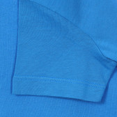 Βαμβακερό μπλουζάκι με το λογότυπο της μάρκας για μωρό, μπλε Benetton 236537 4