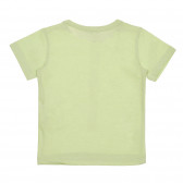 Μπλουζάκι με τύπωμα για μωρό, ανοιχτό πράσινο Benetton 236645 3