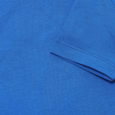 Βαμβακερό μπλουζάκι με μπάλες ποδοσφαίρου, μπλε Benetton 236750 4