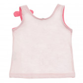Βαμβακερή μπλούζα με τύπωμα για μωρό, ροζ Benetton 236808 4