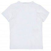 Βαμβακερό μπλουζάκι με τύπωμα Paw Patrol για μωρό, λευκό Benetton 236975 4