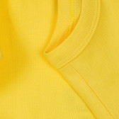 Βαμβακερό μπλουζάκι με γραφικό σχέδιο για ένα μωρό με κίτρινο χρώμα Benetton 237002 3