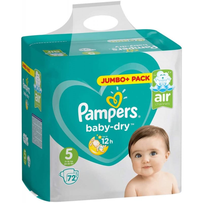 Πάνες Dry για μωρά, μέγεθος 5, 72 τεμ.  237042