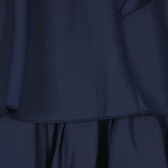 Αμάνικο φόρεμα με κορδέλα, σκούρο μπλε Benetton 237118 2