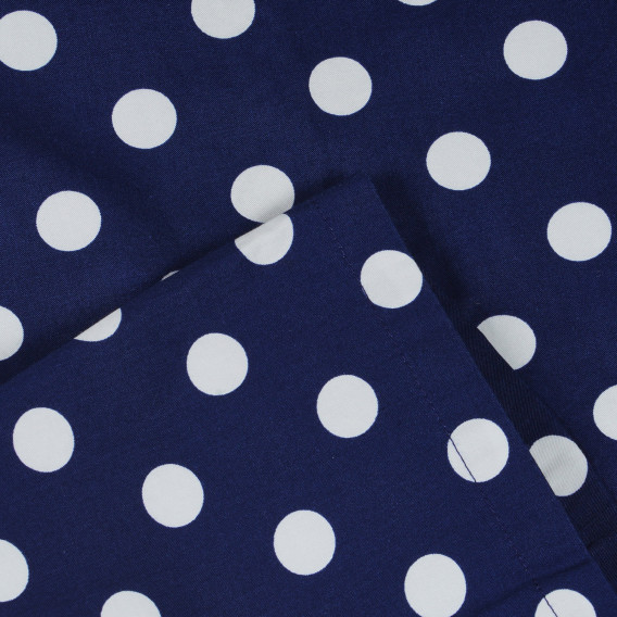 Βαμβακερό φόρεμα με σχέδιο εικόνων, σκούρο μπλε Benetton 237143 3
