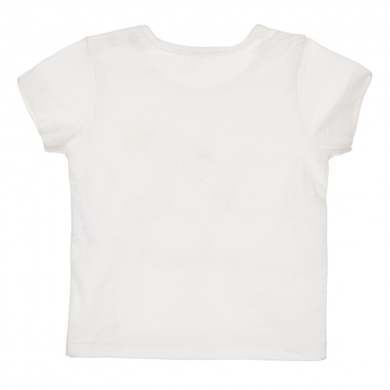 Σετ βαμβακερό μπλουζάκι και σορτς για μωρό σε λευκό και πράσινο Benetton 237217 4