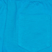Σετ βαμβακερό μπλούζας και σορτς σε λευκό και μπλε Benetton 237322 6