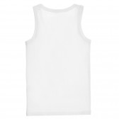 Σετ από δύο βαμβακερές μπλούζες σε λευκό χρώμα Benetton 237410 4