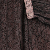Φούστα με δαντέλα σε δύο χρώματα, μαύρο και ροζ Benetton 237441 3