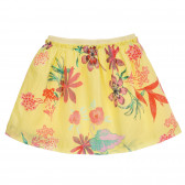 Βαμβακερή φούστα με λουλουδάτο τύπωμα Benetton 237567 6