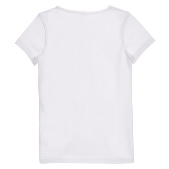 Σετ βαμβακερές μπλούζες σε λευκό και ροζ Benetton 237571 6