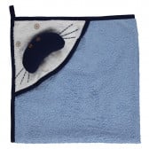 Βαμβακερή πετσέτε με κουκούλα και Baby Seal Design - unisex Bebetto 2379 