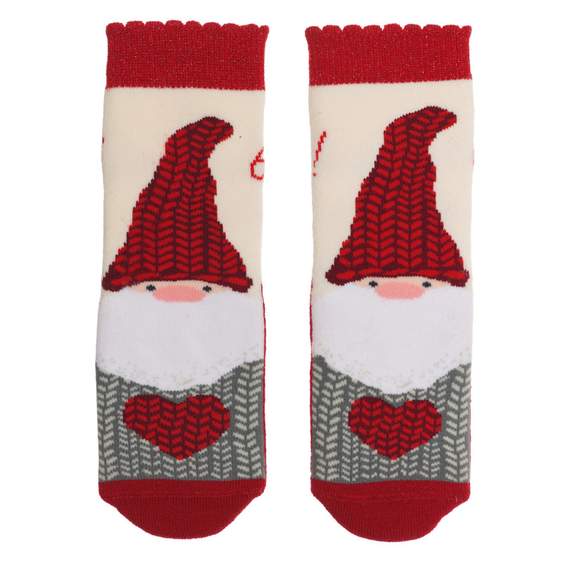 Κάλτσες με Χριστουγεννιάτικα μοτίβα για ένα μωρό  237970