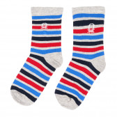 Σετ από τέσσερα ζευγάρια κάλτσες, πολύχρωμα με ρίγες Benetton 237998 2