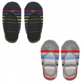 Σετ από δύο ζευγάρια κάλτσες, πολύχρωμα Benetton 238007 